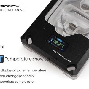 BarrowCH Multi Mode OLED CPU Waterblock, LRC 2.0 RGB, AMD AM4 / AM5 - Black