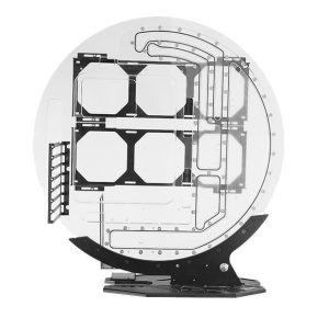 BarrowCH STAR1 Series Limited Edition Circular Open Panel Case - Black