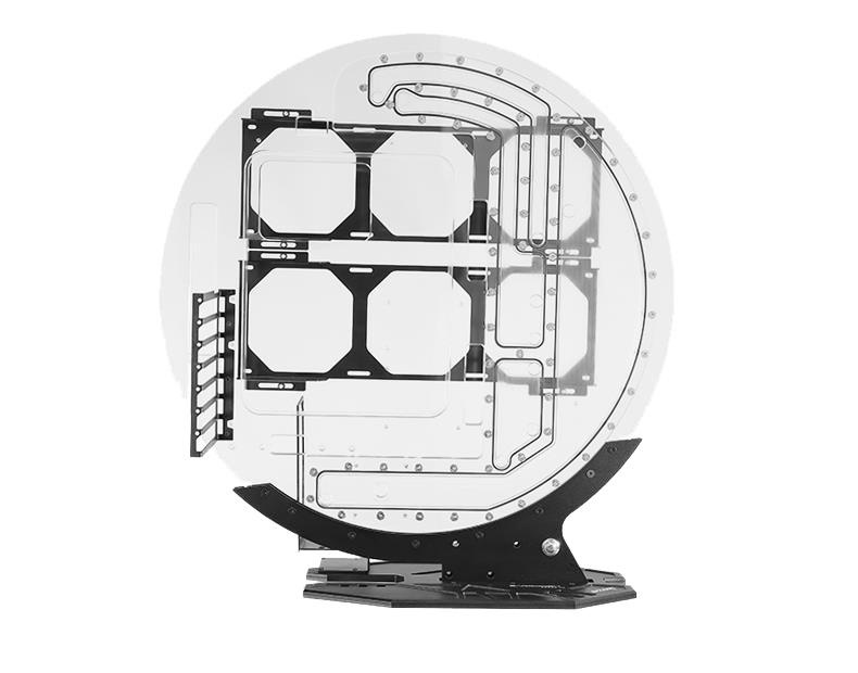 BarrowCH STAR1 Series Limited Edition Circular Open Panel Case - Black