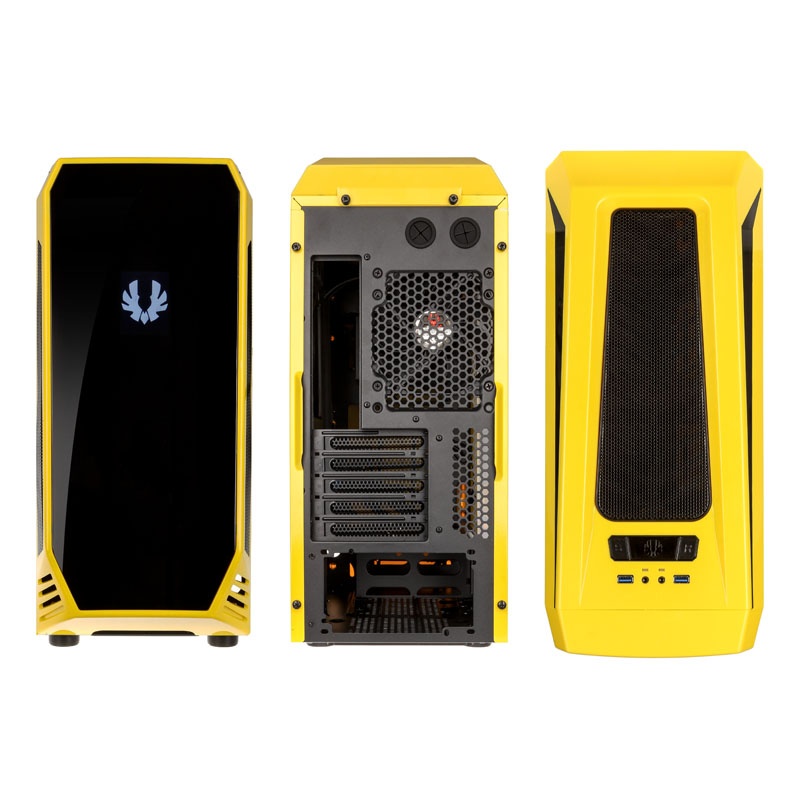 BitFenix Aegis Micro-ATX Case - Yellow / Black