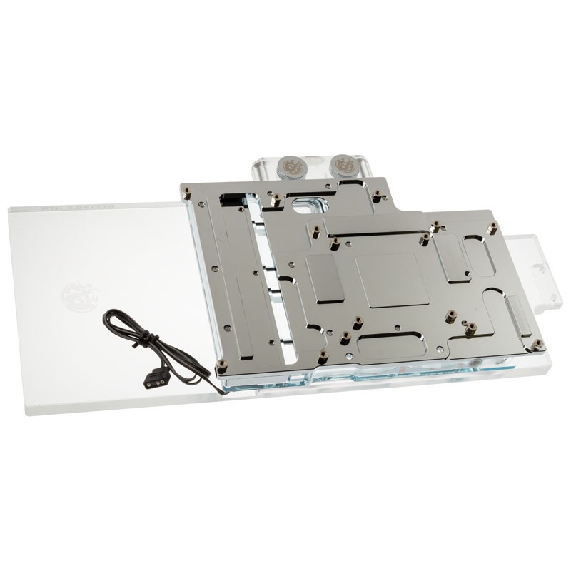 BitsPower Lotan MSI GeForce RTX 2080 Gaming X TRIO GPU water cooler DRGB - nickel + acrylic : image 3