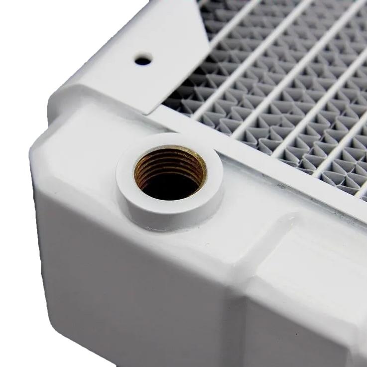 Black Ice Nemesis 360 GTX Radiator + Jonsbo ZK-120B White 3 Pack of aRGB Fans : image 2