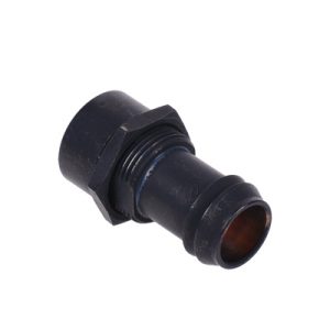 Bulkhead Connector G1/4 Thread Innner to 13mm Barbed fitting - Black Matt