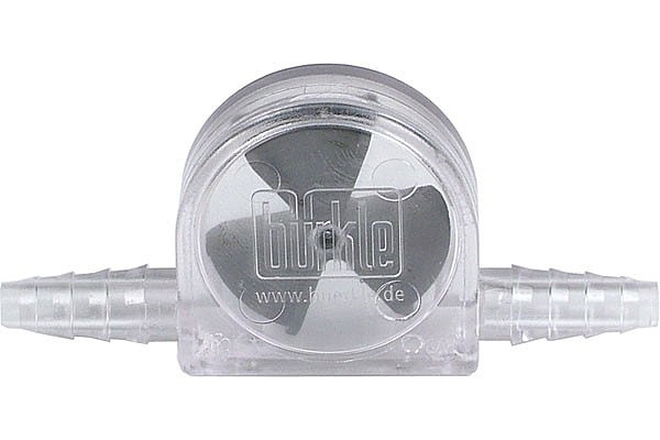Burkle In Line Flow Indicator Black SAN - 6-11mm
