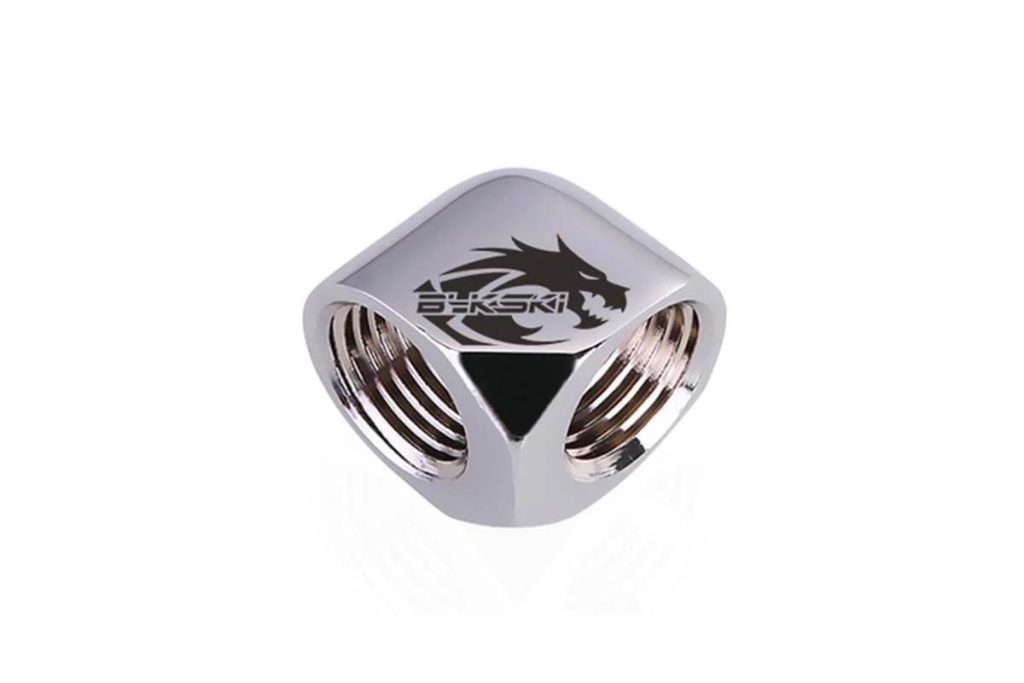 Bykski B-EW90 90 Degree G1/4 Angle Fitting - Silver