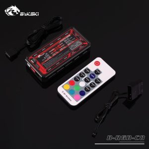Bykski B-RGB-C8, 8+4 Channel 12v RGB Fan / LED Controller with Motherboard Sync