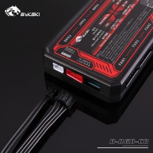 Bykski B-RGB-C8, 8+4 Channel 12v RGB Fan / LED Controller with Motherboard Sync