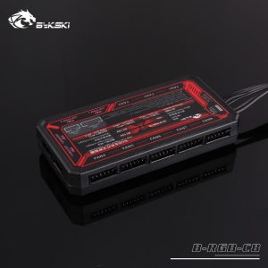 Bykski B-RGB-C8, 8+4 Channel 12v RGB Fan / LED Controller with Motherboard Sync