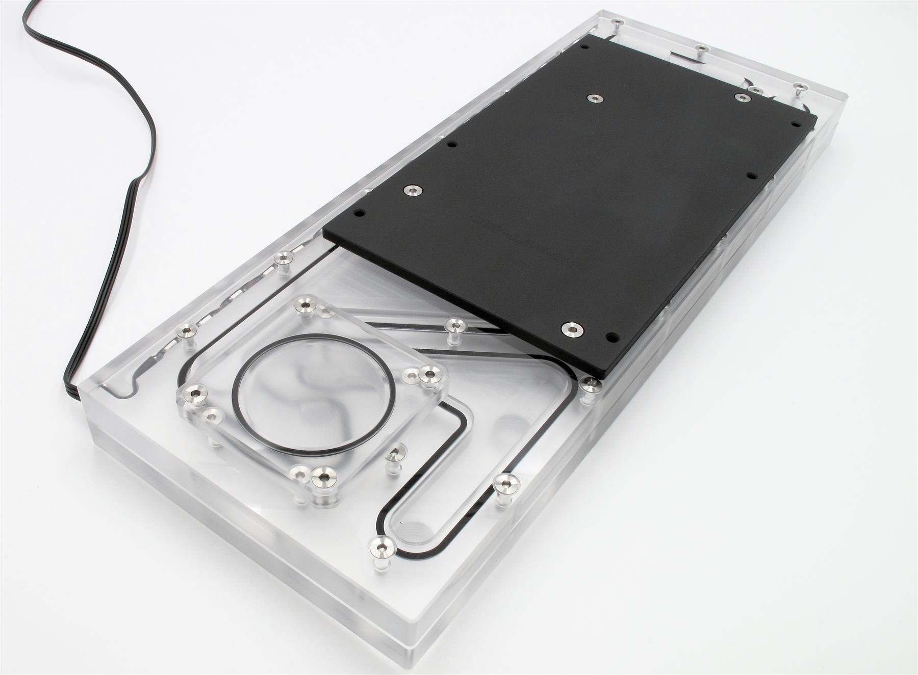 Bykski RGV-LAN-O11 RGB Water Distribution Board (Tray) for Lianli PC ...