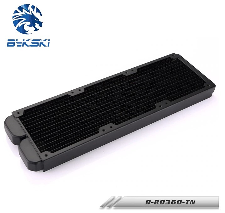 Bykski TN Slimline Triple 360mm Copper Radiator (1x360) - Watercooling UK