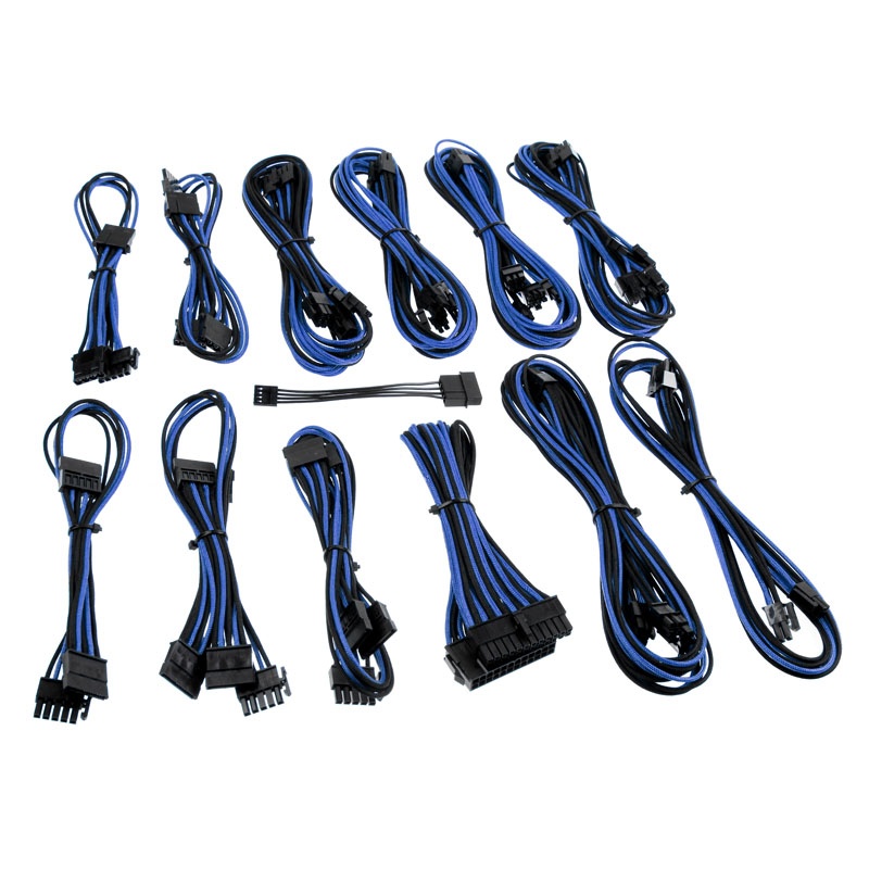 CableMod B-Series DPP 10/11 Cable Kit - Black / Blue - Watercooling UK