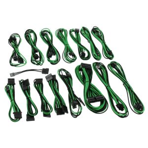 CableMod E-Series P2 G2 and Cable Kit - Black / Green