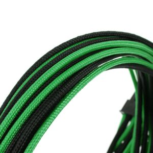 CableMod E-Series P2 G2 and Cable Kit - Black / Green