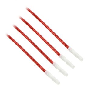 CableMod ModFlex Sleeved Cable, red 20cm - 4 Pack
