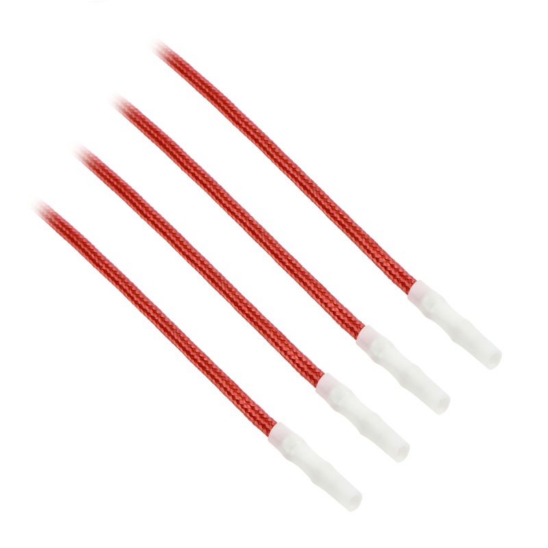 CableMod ModFlex Sleeved Cable, red 20cm - 4 Pack