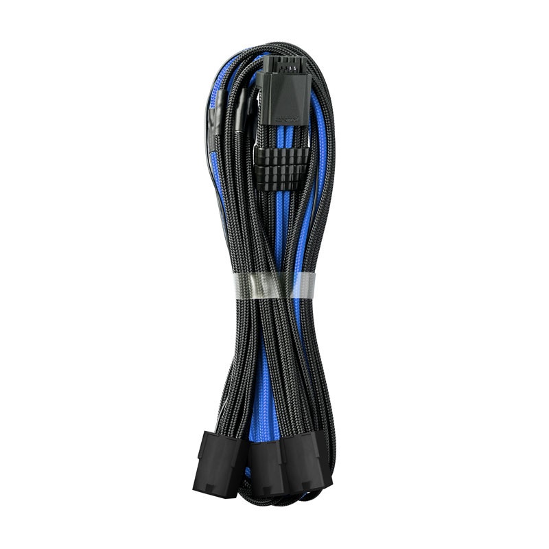 CableMod PRO ModMesh 12VHPWR to 3x PCI-e cable - 45cm, black/blue