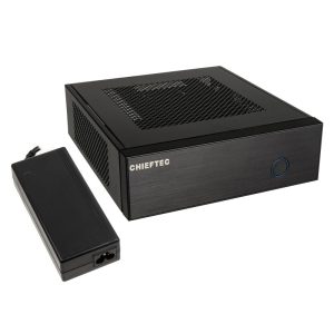Chieftec Compact IX-03B Mini ITX case including 85 Watt PSU - black.