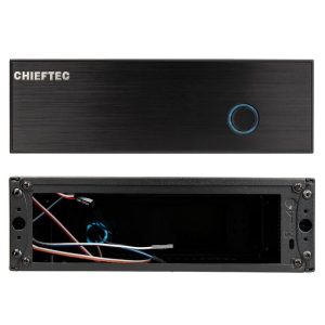 Chieftec Compact IX-03B Mini ITX case including 85 Watt PSU - black.