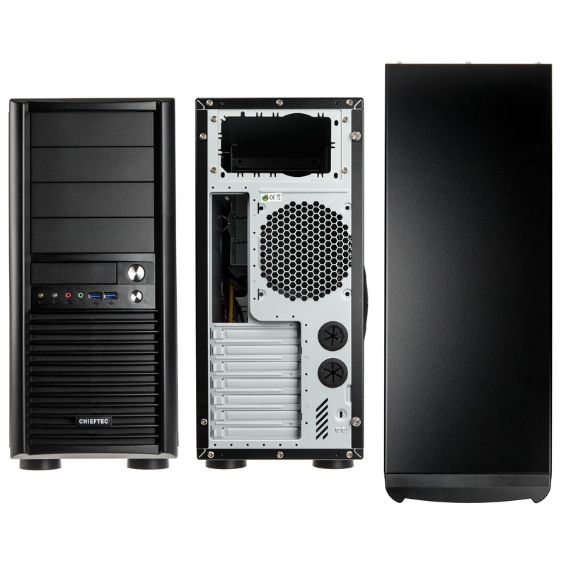 Chieftec Smart Series CH-09B-U3 Midi-Tower - black