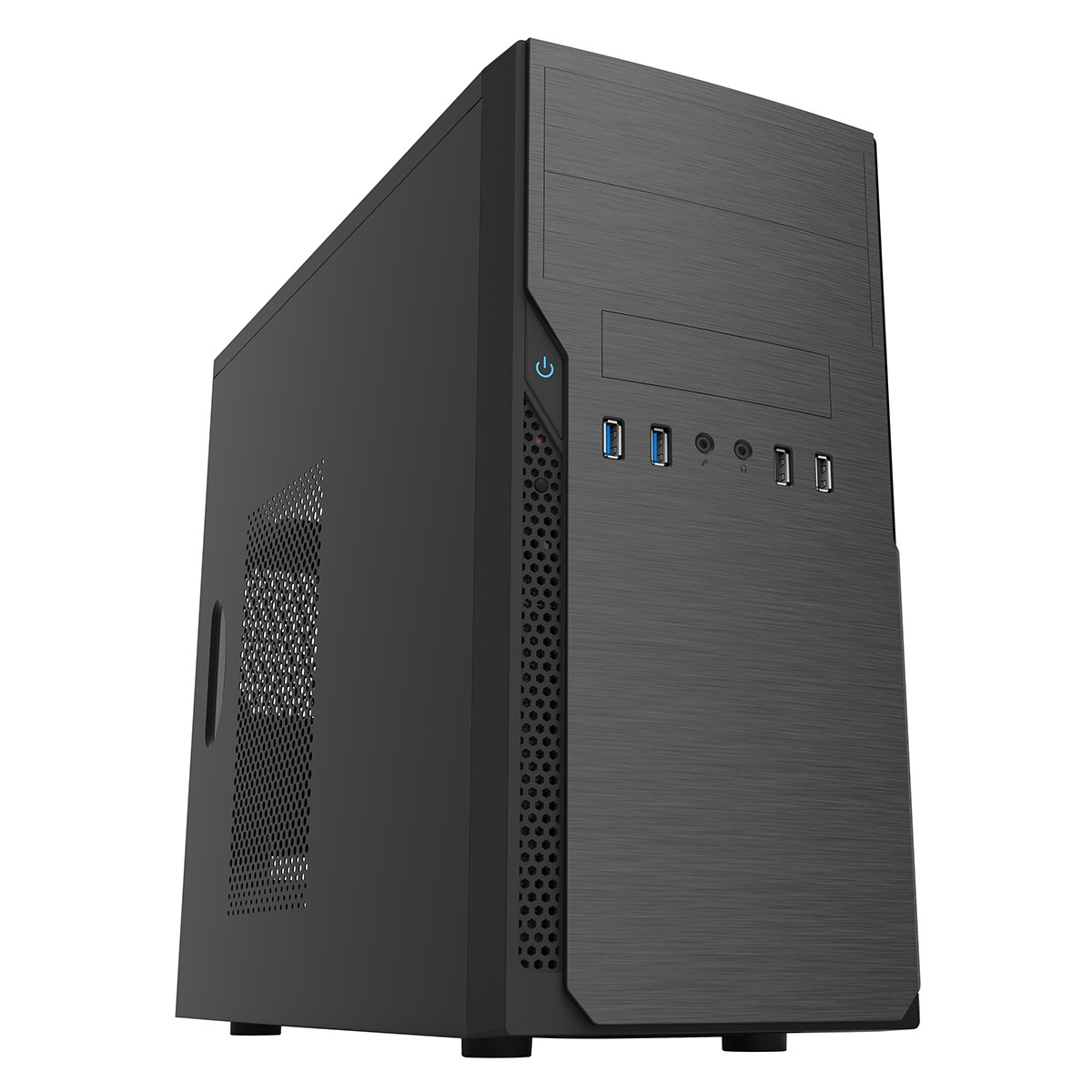 CiT Classic Black Micro ATX Case 500w PSU