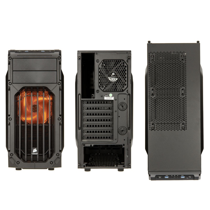Corsair Carbide SPEC-03 Midi-Tower - black / orange