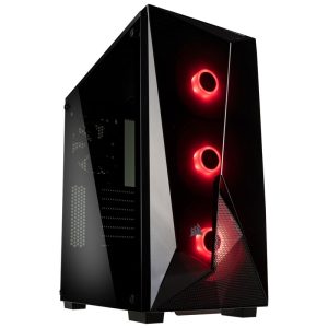 Corsair Carbide SPEC-DELTA RGB Midi Tower, Tempered Glass - Black