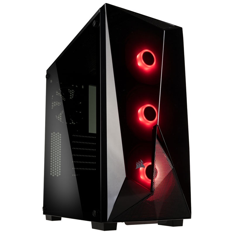 Corsair Carbide SPEC-DELTA RGB Midi Tower, Tempered Glass - Black
