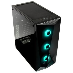 Corsair Carbide SPEC-DELTA RGB Midi Tower, Tempered Glass - Black