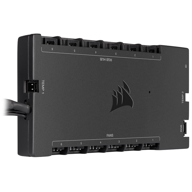 Corsair Commander Core XT RGB LED Controller + Fan Hub - black