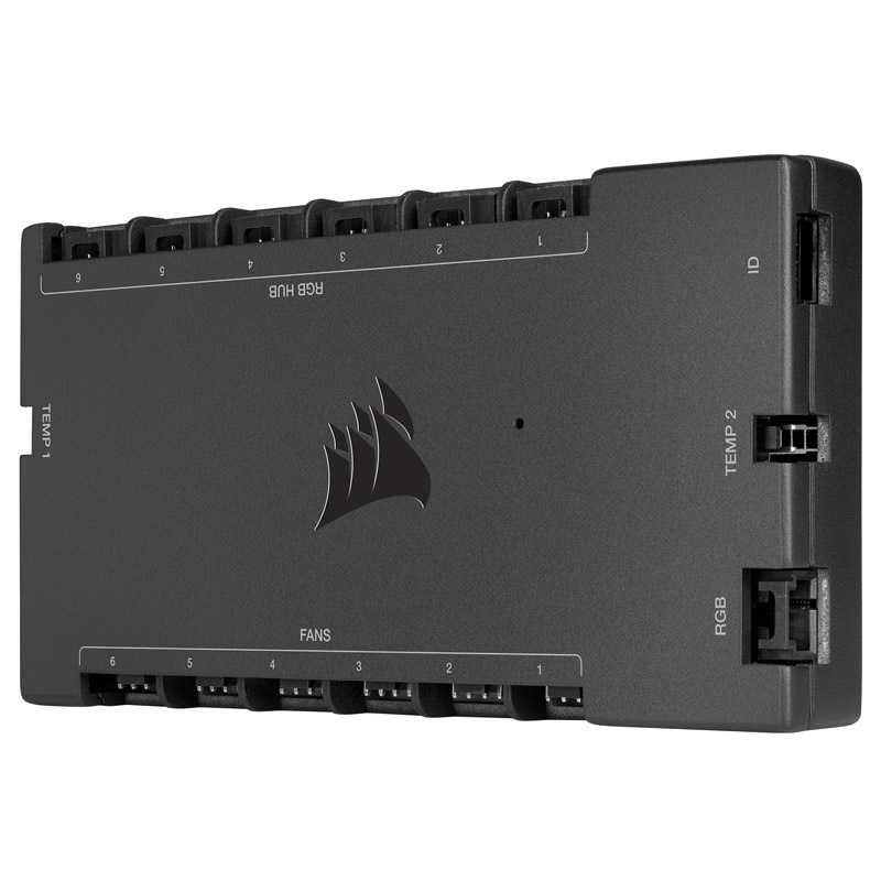 Corsair Commander Core XT RGB LED Controller + Fan Hub - black