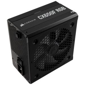 Corsair CX650F RGB power supply 80 plus bronze, modular - 650 watts, black