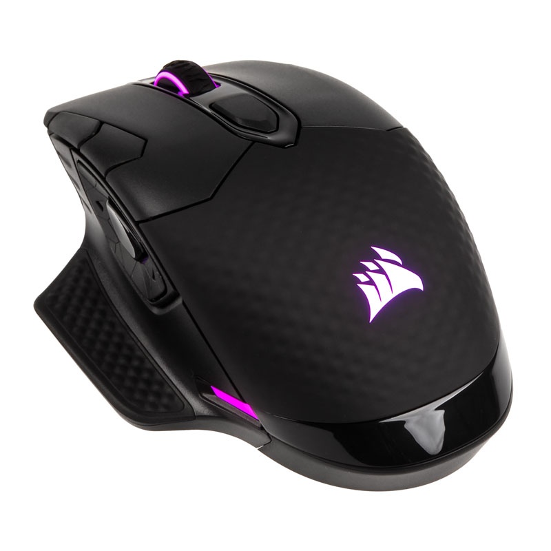Dark Rearing Mouse Corsair Dark Core RGB SE Wireless Gaming Mouse - Black - Watercooling UK