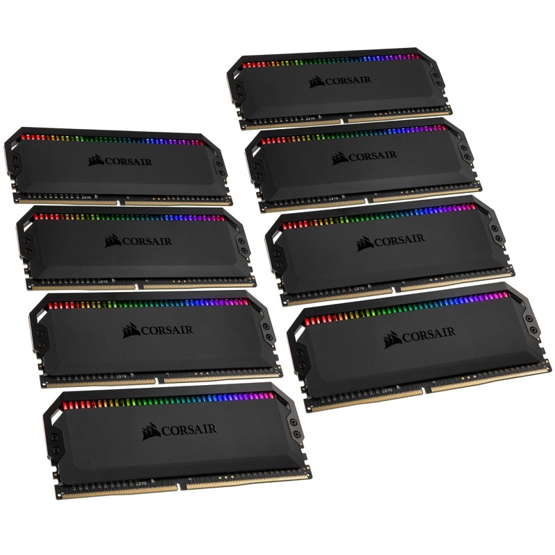 Corsair Dominator Platinum RGB Series, DDR4-3200, CL16 - 64GB Dual-Quad Kit