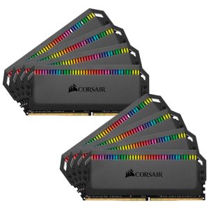 Corsair Dominator Platinum RGB Series, DDR4-3200, CL16 - 64GB Dual-Quad Kit