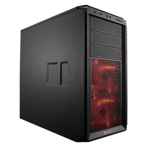 Corsair Graphite 230T Midi-Tower - black / red