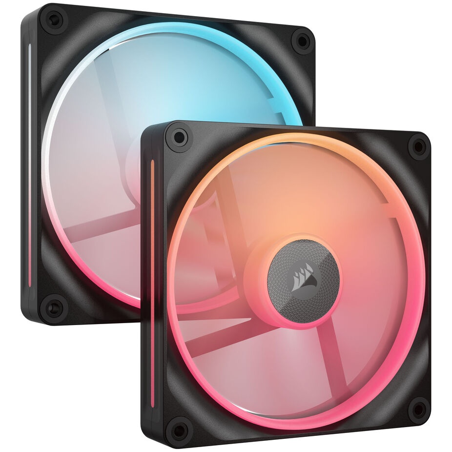 Corsair iCUE Link LX140-R RGB fan, PWM - 2-pack, 140mm, black