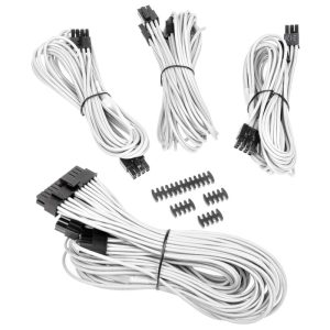 Corsair Premium Sleeved Cable Set - white