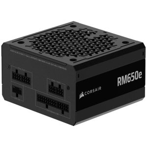 Corsair RMe Series RM650e 80 PLUS Gold power supply, modular, ATX 3.1, PCIe 5.1 - 650 Watt, black