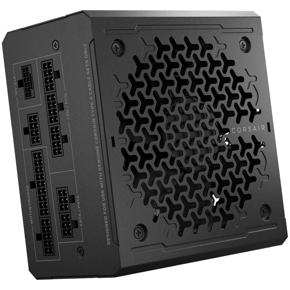 Corsair RMe Series RM1000e 80 PLUS Gold power supply, modular, ATX 3.1, PCIe 5.1 - 1,000 Watt, black