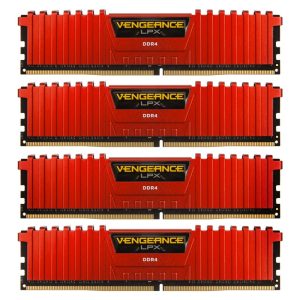 Corsair Vengeance LPX red + AF, DDR4-3733, CL 17 - 32 GB Quad Kit