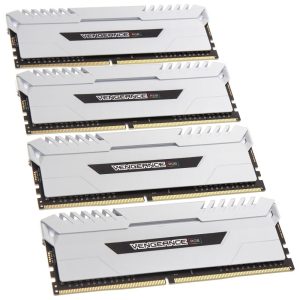 Corsair Vengeance RGB Series White, DDR4-3200, CL16 - 32 GB Quad Kit