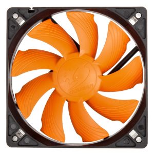Cougar turbine T12S fan, black / orange - 120mm