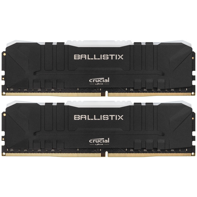 Crucial Ballistix RGB black, DDR4-3000, CL16 - 16 GB dual kit