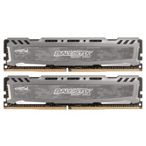 Crucial Ballistix Sport LT Series Gray DDR4-2400, CL16 - 16GB Dual Kit