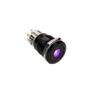 DimasTech Vandalism push button 19mm, Blackline Dot - RGB