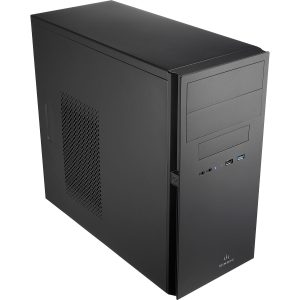 Dino PC DPC203 Case Black with 1x USB3 HD Audio 1x8cm Black Rear Fan