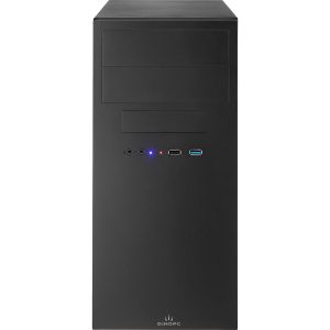 Dino PC DPC203 Case Black with 1x USB3 HD Audio 1x8cm Black Rear Fan