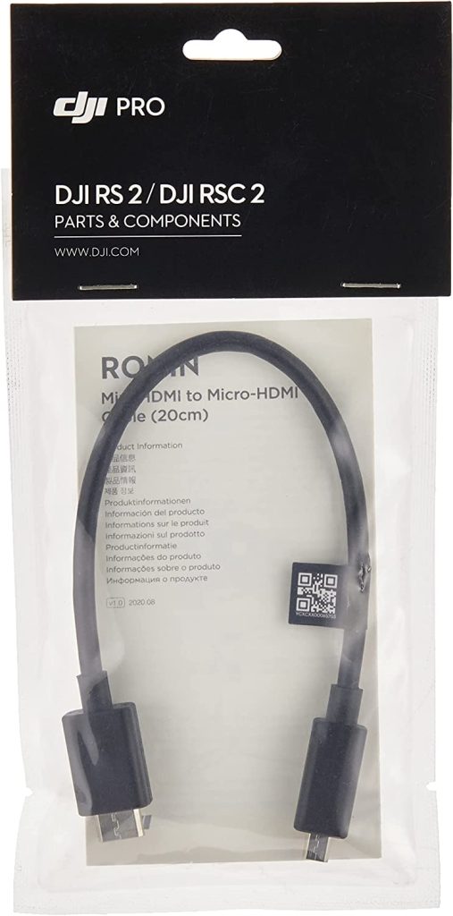 DJI R Mini-HDMI to Micro-HDMI Cable 20cm