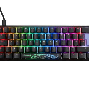 Ducky Channel One 3 Classic Black (UK) - Mini - Cherry Silent Red