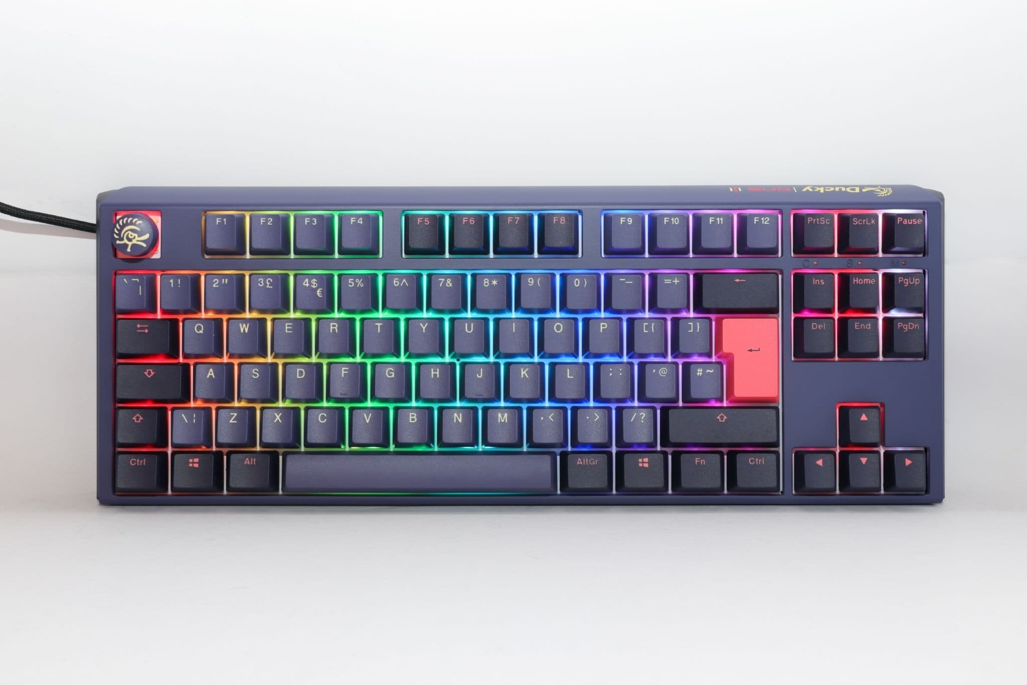 Ducky Channel One 3 Cosmic (UK) - TKL 80% - Cherry Brown